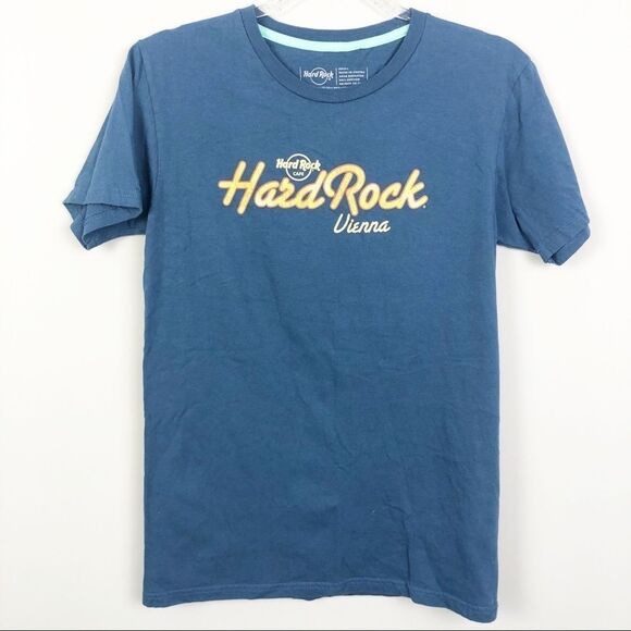 HARD ROCK CAFE | Vienna Graphic Tee Blue Short Sleeve Unisex Size Small - Picture 1 of 7